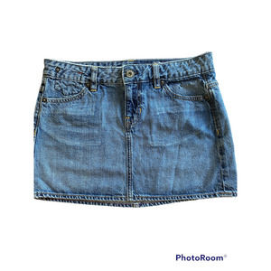 GAP jeans 1969 limited edition denim mini skirt Size 4